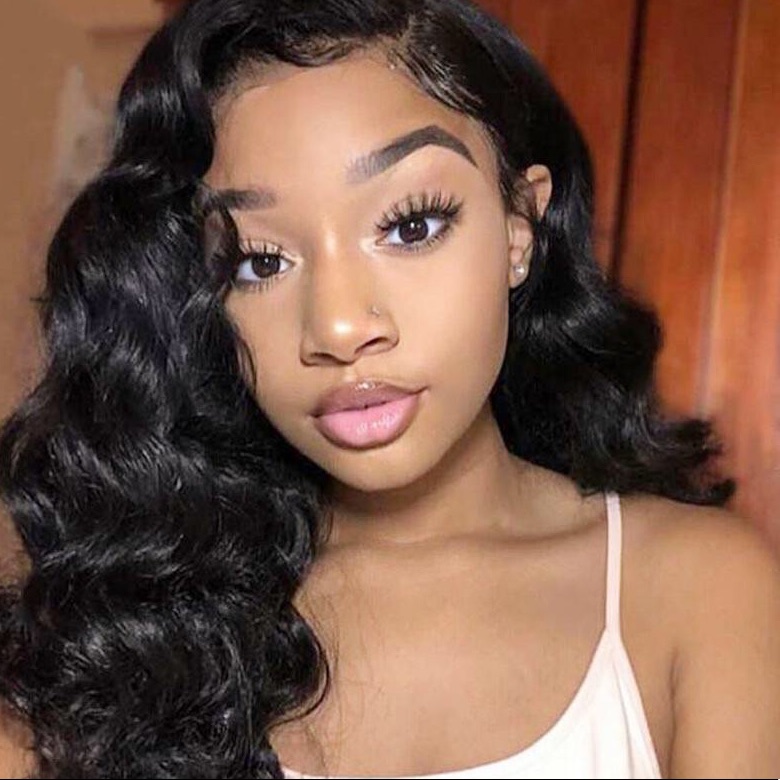 Lori 22” Black Body Wave Lace Front Wig *Nwt